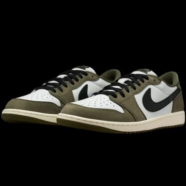 Air Jordan 1 Retro Low "Medium Olive and Summit White"