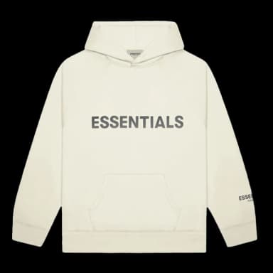 Fear of God Essentials Pullover Hoodie Applique Logo Buttercream