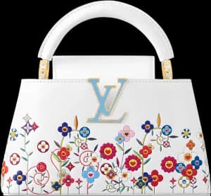 Louis Vuitton x Takashi Murakami Capucines East-West Mini Flowers
